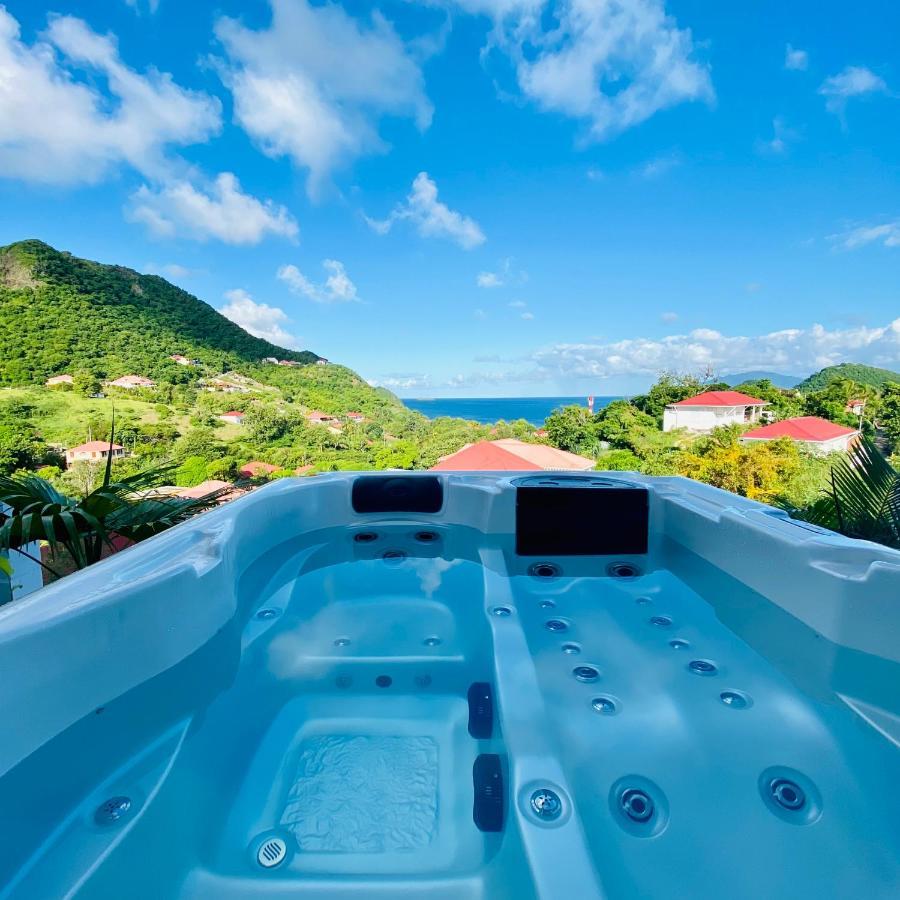 Ti Karet - Charmant Logement Avec Jacuzzi Et Vue Mer Тер-де-О Экстерьер фото